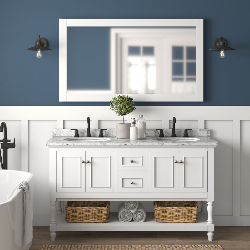 Birch Lane™ Cape Cod 60" Double Bathroom Vanity Set Birch Lane